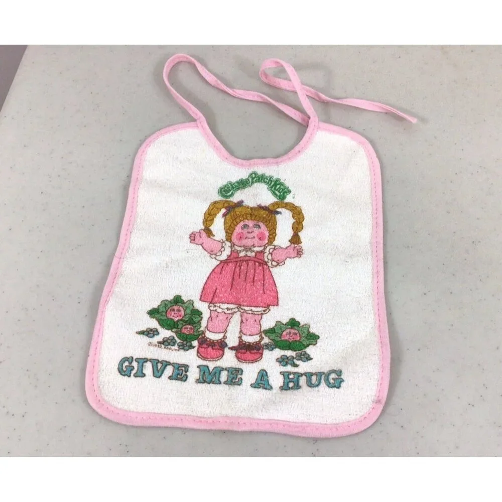 Vintage Cabbage Patch Baby Bib 1983